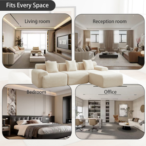 Ensemble de canapé-lit modulaire compressé au design moderne avec pieds en bois pour salon, appartement et hôtel - Prix de gros usine - Product Image 4