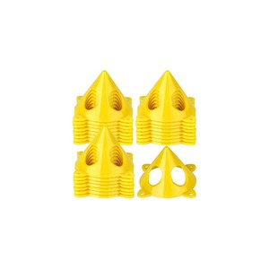 LISI Rehausseurs de porte d'armoire en <span class=keywords><strong>toile</strong></span> cône jaune Support acrylique époxy peint Support de pyramide de <span class=keywords><strong>peintre</strong></span> Cadre Art Supply - Product Image 1