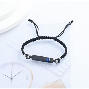 Pulsera de urna de cristal para cenizas, cuerda trenzada, brazalete ajustable, joyería conmemorativa de cremación, regalo de recuerdo funerario para seres queridos - Product Image 6