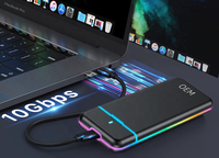 Unidad de Disco Duro Externa de Estado Sólido, 1 TB SSD M.2 NVMe USB Tipo C, Portátil, 128 GB, 256 GB, 512 GB, 1 TB, Unidad SSD M2 para Computadoras Portátiles y Teléfonos