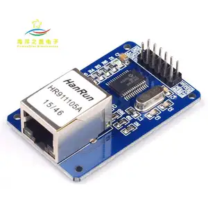 SPI interface LAN Ethernet MCU development board supporting module Crystal AVR 51 ENC28J60 network module