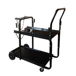 Chariot universel de chariot à <span class=keywords><strong>soudure</strong></span> de <span class=keywords><strong>bouteille</strong></span> de <span class=keywords><strong>gaz</strong></span> de <span class=keywords><strong>MIG</strong></span> de soudeuse personnalisée résistante avec des chaînes, cintres - Product Image 5