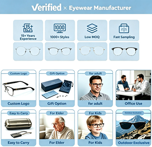 Monture de lunettes de luxe en argent 925 sans monture, branches incrustées de moissanite, verres optiques sur mesure pour adultes hommes et femmes - Product Image 5