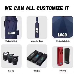 Wholesale Promo Business Gift Custom Color Logo Outdoor Waterproof <b>Windproof</b> Uv-Proof Manual Trifold Foldable <b>Umbrella</b> - Product Image 6