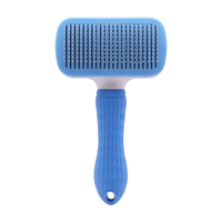Peigne à aiguilles pour animaux de compagnie, en acier inoxydable et ABS, personnalisé, pour chat et chien, outil de toilettage, brosse pour enlever les poils