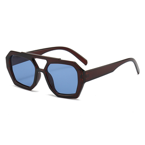 Wholesale Unisex Fashion <b>Sunglasses</b> 2023 <b>with</b> Custom Logo Metal Frame UV400 Lenses 10 Colors OEM/ODM Brand - Product Image 2