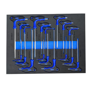 Boîte <span class=keywords><strong>à</strong></span> <span class=keywords><strong>outils</strong></span> en acier bleu <span class=keywords><strong>à</strong></span> 7 tiroirs verrouillables, 245 pièces, robuste, pour atelier de réparation automobile, OEM/OBM - Product Image 6
