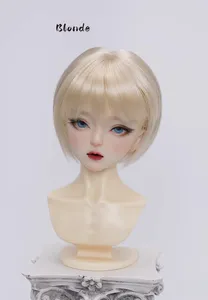Hanging Hair Dye Colored Synthetic Doll Wigs For 1/6 BJD Doll And 12 Inch Doll