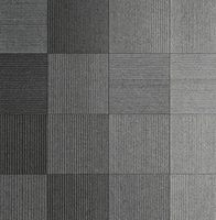 Dalles de moquette modulaires pour bureau 60x60 avec support en PVC, insonorisantes et résistantes aux taches, pour salle de conférence