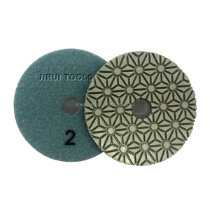 Premium kalite 100mm elmas parlatma pedleri 4 "4 inç ıslak elmas pedleri beton porselen taş mermer için - Product Image 3