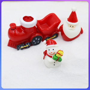 Lote de 100 Figuras de Reno en 3D, Adornos Navideños de Dibujos Animados para Jardín de Hadas, Manualidades de Resina - Product Image 2