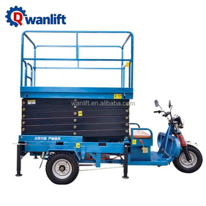 Lift Kargo Berkualitas Tinggi Harga Terjangkau 6~14m Elevator Pengangkat Beban Self Propelled Mobile Scissor Lift Platform Baja Paduan Elektrik 2000kg - Product Image 4