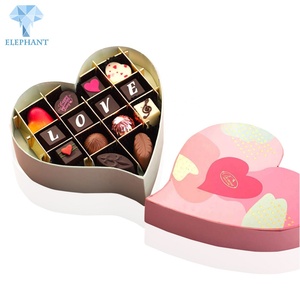 Luxury Sweet <b>Heart</b> <b>Shaped</b> Valentines Wedding Strawberry Chocolate Packaging <b>Boxes</b> - Product Image 1