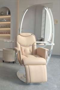 Poste de Coiffure pour <span class=keywords><strong>Salon</strong></span> de Coiffure Barbier Mobilier de Coiffeur avec Miroirs Élégants Nouveau Poste de Travail - Product Image 5