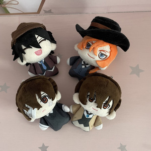 10ซม. <span class=keywords><strong>Bungo</strong></span> สุนัขจรจัด Dazai Osamu nakahara chuuya Kawaii คอลเลกชั่นตัวการ์ตูนอะนิเมะตุ๊กตาของเล่นตกแต่ง - Product Image 2