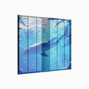 Afficheur numérique LED transparent en verre couleur pleine résolution pour intérieur et extérieur, 1920x1080 HD, luminosité 1500 cd, idéal pour les centres commerciaux - Product Image 5