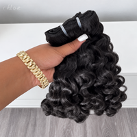 Lots de Cheveux Indiens Bruts Bouclés Caribéens Ondulés Naturels 100% Cheveux Humains Vendeur en Gros de Cheveux Indiens Bruts