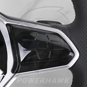 Volante Deportivo de Cuero Personalizado para Volkswagen VW Golf 6 7 8 GTI R <span class=keywords><strong>Line</strong></span> Polo Jetta Passat CC Tiguan GLI GTD GTE - Product Image 3