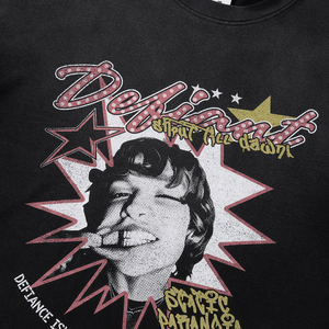 Fabricantes de Ropa con Impresión Bajo Demanda, Camiseta Holgada de Algodón 100%, Impresión DTG, Camisetas de Manga Corta Personalizadas - Product Image 2