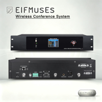 Microphone de conférence sans fil, compatible avec amplificateur d'antenne pour application longue distance