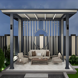 Pavillon électrique moderne de style chinois à moteur silencieux économique 24V pour le pavillon Bamboo Grove - Product Image 1