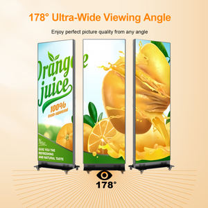 Pantalla LED Digital Plegable P1.86 para Interiores, con Soporte de Pie para Ascensores, Señalización, Educación y Publicidad Móvil - Product Image 3