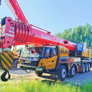 Grue hydraulique Sany d'occasion de 100 tonnes, économique et bien entretenue, pour divers travaux de construction - Product Image 1