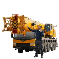 Nouvelle Arrivée XCA180L8-Y Grue sur Camion de 180T de Capacité, Rayon de 41M, Hauteur de 76M pour Flotte de Location et Travaux d'Infrastructure Routière