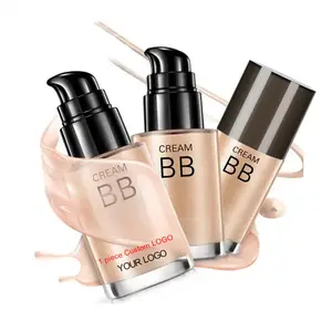 Natural Cosmetics Manufacturer Custom OEM Long-lasting Waterproof Natural Concealer Facial Makeup Liquid Foundation