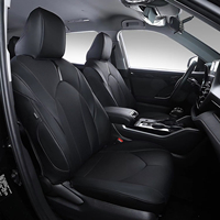 Housses de siège de voiture en cuir de luxe universelles, épaisses, durables, confortables et à couverture intégrale, ajustement parfait