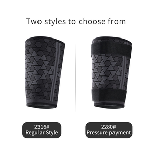 Manchon de compression en nylon tricoté sur mesure pour la jambe, avec sangles, pour la protection des cuisses et le soutien des tibias - Product Image 6