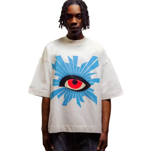 Camisetas de Algodón Extra Grandes con Estampado <span class=keywords><strong>3D</strong></span>, Estilo Casual de Verano, Personalizadas, Manga Corta, Impresión OEM, para Hombre - Product Image 1