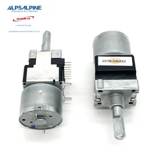 ALPS RK16812MG07Q50KAメタルシャフトモーター駆動タイプオーディオロータリーポテンショメータ