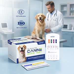Kit de Prueba Veterinaria para Perros, Prueba Rápida de 4 Paneles, EHR ANA HW <span class=keywords><strong>LYM</strong></span>, Antígeno Canino, Detección de Enfermedades Transmisoras por Garrapatas, Venta al Por Mayor - Product Image 2
