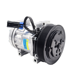 Compresor de Aire Acondicionado para Automóviles, Compresor de Aire Acondicionado para Camiones de Servicio Pesado, SD7H15 7PK Groove, Compresor de Aire Acondicionado de 12V para Camiones Kenworth - Product Image 2