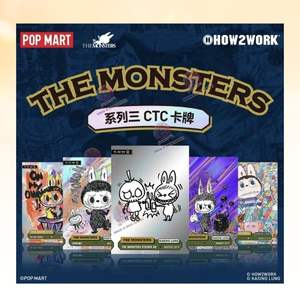 POP MAR T HOW2WORK CTC - THE MONSTERS Série 3 Carte à collectionner EN STOCK - Product Image 3