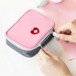 Travel Storage First Aid Kit Small Medicine Bag Storage Medical Insulated Bag <b>Ice</b> Bag <b>Cooler</b> Travel Oxford Cloth Medical <b>Box</b> - Product Image 3