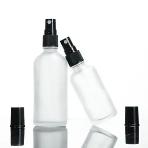 Emballage cosmétique 5ml 10ml 15ml 30ml 50ml 100ml Vaporisateur vide en verre de parfum ambré avec pulvérisateur