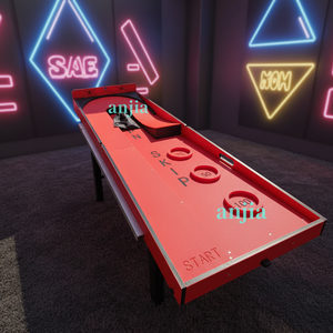 Juego de Puntuación Giratorio Carnival Shuffleboard para Uso Comercial en Parques de Atracciones Interiores, Plegable, de Plástico y Metal, Capacidad Máxima <100 kg, Unisex - Product Image 6