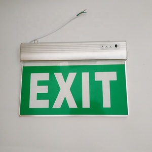 Señal de salida colgante, suministros eléctricos, CE ROHS, acrílico, led, luz de emergencia - Product Image 1