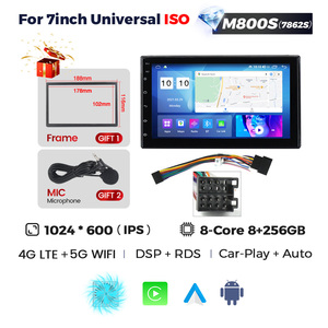 Autoradio universel 2 DIN <span class=keywords><strong>Android</strong></span> 13 8 cœurs 7 pouces avec Wi-Fi, vidéo, GPS et navigation en miroir - Product Image 4