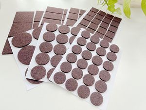 Настраиваемые размеры клейкие войлочные прокладки Белые коричневые черные мебельные защитные войлочные прокладки - Product Image 5