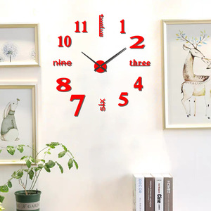 Creativo senza pugno <span class=keywords><strong>da</strong></span> <span class=keywords><strong>parete</strong></span> fai <span class=keywords><strong>da</strong></span> te personalità nordico semplice silenzioso soggiorno camera <span class=keywords><strong>da</strong></span> letto orologio adesivo <span class=keywords><strong>da</strong></span> <span class=keywords><strong>parete</strong></span> decorativo - Product Image 6
