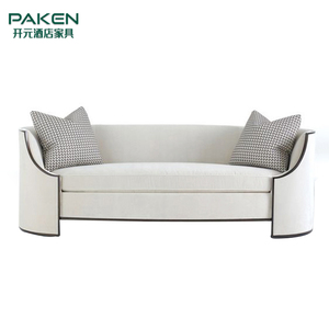 Paken personnalisé blanc européen <span class=keywords><strong>moderne</strong></span> <span class=keywords><strong>causeuse</strong></span> canapé pour le salon d'hôtel - Product Image 1