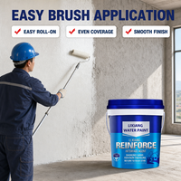 Nanhong Sand-Fix – Peinture acrylique liquide pure, émulsion anti-alcali, blanche laiteuse, pour interface arrière, à application au pinceau