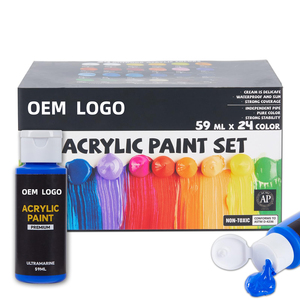 Juego <span class=keywords><strong>de</strong></span> pintura acrílica <span class=keywords><strong>de</strong></span> 24 <span class=keywords><strong>colores</strong></span>, Kit <span class=keywords><strong>de</strong></span> pintura <span class=keywords><strong>de</strong></span> artistas profesionales <span class=keywords><strong>de</strong></span> pinturas acrílicas, pintura artesanal <span class=keywords><strong>de</strong></span> Arte <span class=keywords><strong>de</strong></span> vidrio cerámico <span class=keywords><strong>de</strong></span> madera <span class=keywords><strong>de</strong></span> huevo - Product Image 1