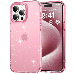 Coques de téléphone brillantes, mignonnes, scintillantes, résistantes aux chocs, luxueuses et brillantes pour iPhone 11 12 13 14 15 16 Pro Max - Product Image 1