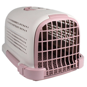 Transportadora Portátil para Mascotas, <span class=keywords><strong>Caja</strong></span> de <span class=keywords><strong>Transporte</strong></span> para Perros, Gatos y Conejos, Jaula de Plástico, <span class=keywords><strong>Caja</strong></span> de Viaje con Asa Oculta - Product Image 1