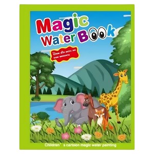 Libro Magico da Disegnare con Acqua, Riutilizzabile, per Colorare e Disegnare, Giocattolo Educativo per Bambini e Bambine, Divertimento Prescolare - Product Image 2