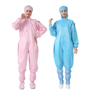 Factory for sale High Quality Cleanroom Garment Antistatic Suit For Protection Anti Static Dust Proof Clothing